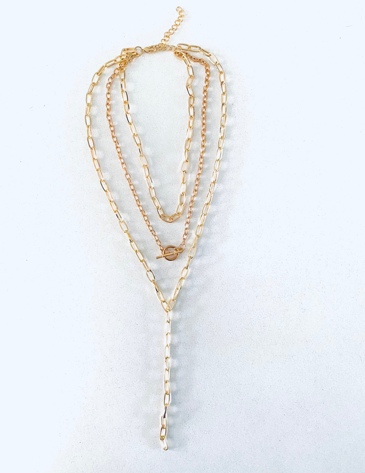 Collar 3 Chain necklace